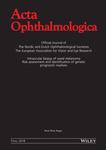 ACTA OPHTHALMOLOGICA