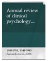 Annual Review of Clinical Psychology