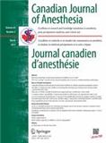 Canadian Journal of Anesthesia-Journal canadien d anesthesie