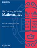 QUARTERLY JOURNAL OF MATHEMATICS