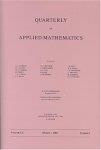 QUARTERLY OF APPLIED MATHEMATICS