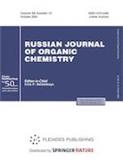 RUSSIAN JOURNAL OF ORGANIC CHEMISTRY