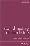 SOCIAL HISTORY OF MEDICINE