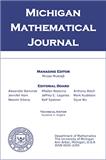 MICHIGAN MATHEMATICAL JOURNAL