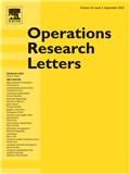 OPERATIONS RESEARCH LETTERS