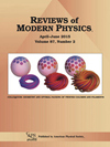 REVIEWS OF MODERN PHYSICS