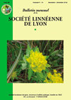 BULLETIN MENSUEL DE LA SOCIETE LINNEENNE DE LYON